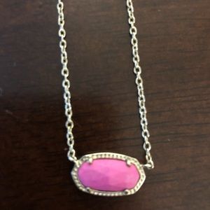 Kendra Scott Elisa Pendant Necklace - Magenta